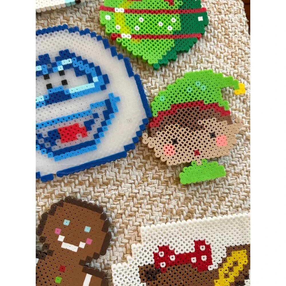 Lot of perler  bead art